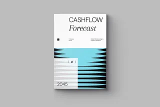 Cashflow Forecast Template InDesign