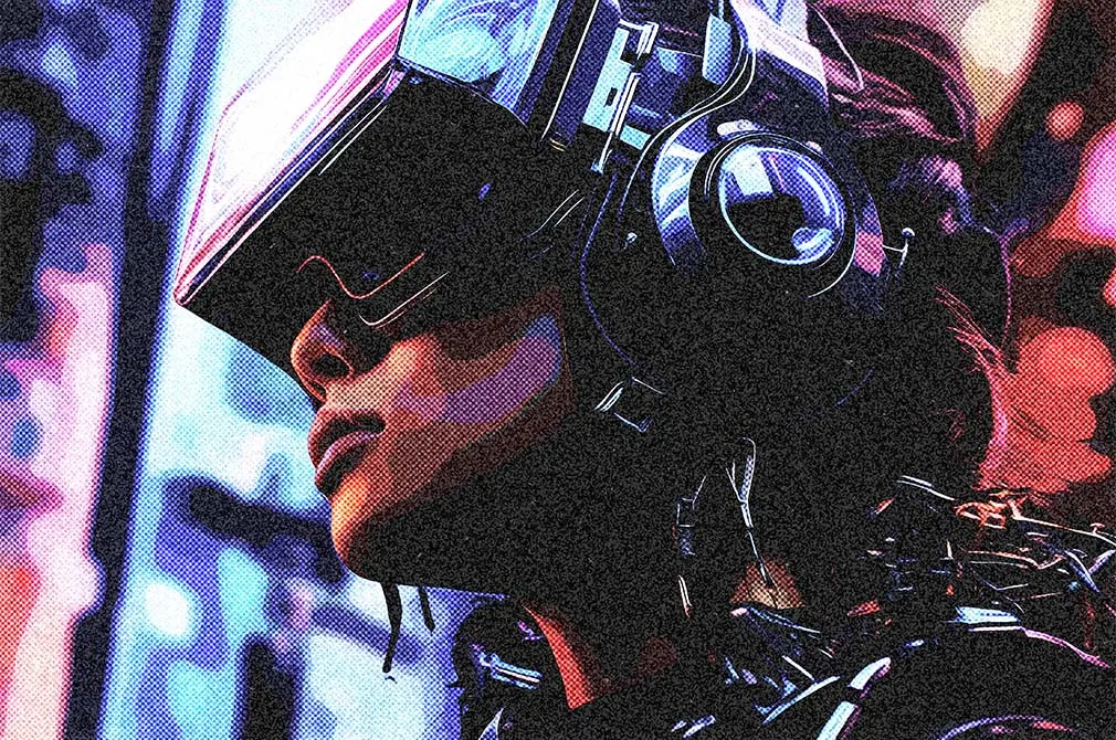 Noise Halftone Photo Effect