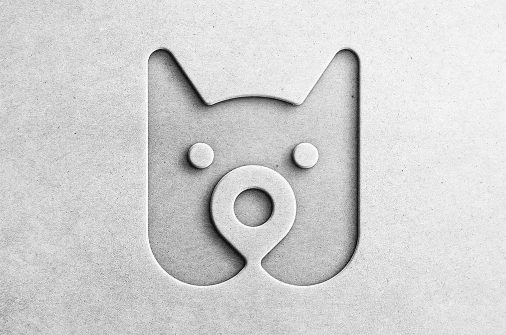 White Cutout Paper Mockup