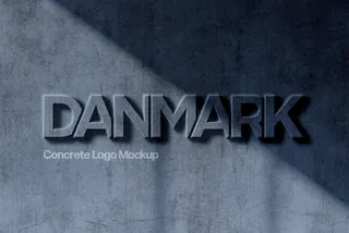 Concrete Logo Mockup