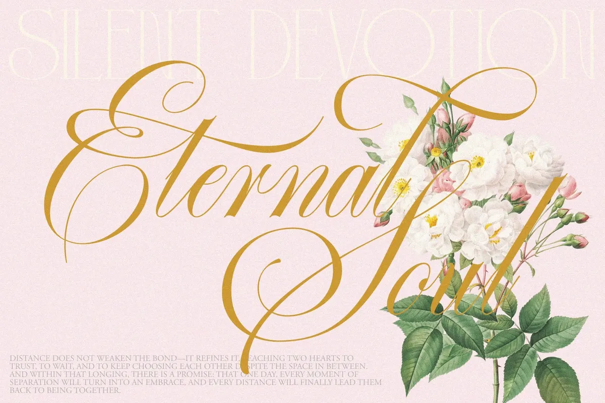 GEFUHATPIN — Elegant Calligraphy Font