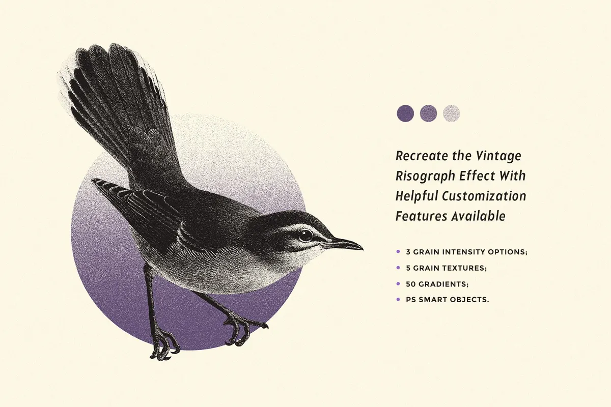 Risograph Grain Effect for Photoshop