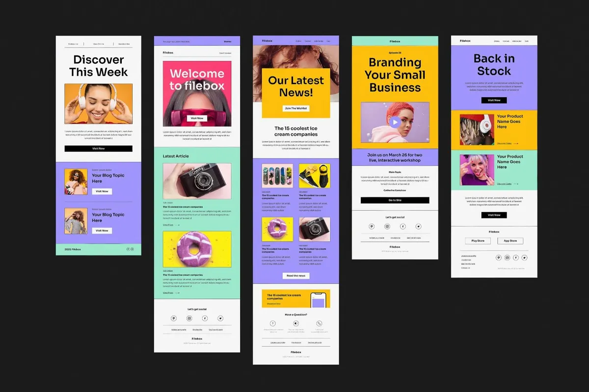 Sora Pop Newsletter Templates