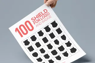 100 Logo & Badge Shields