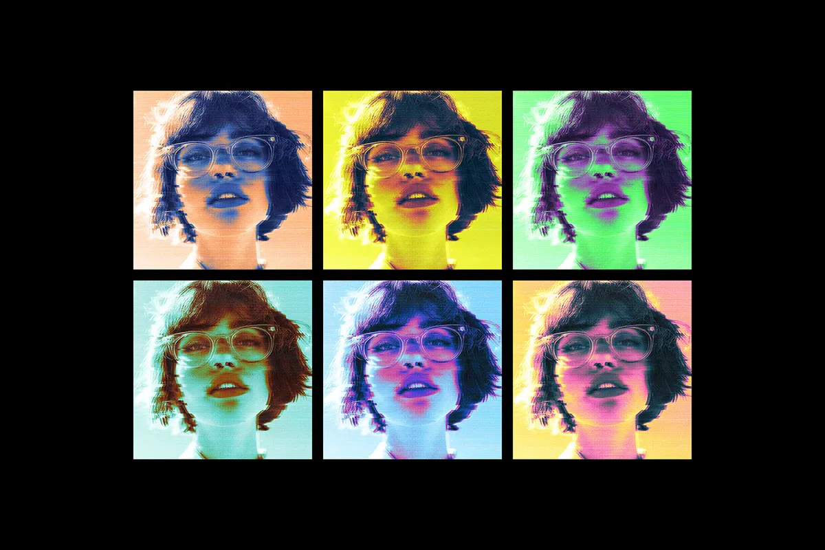 CRT Machine Photo Effect