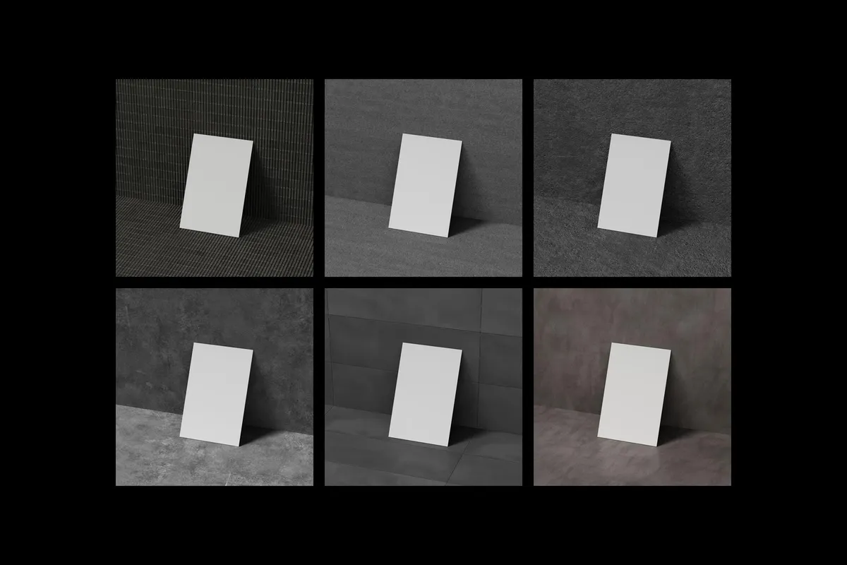 85x55mm Business Card Mockup