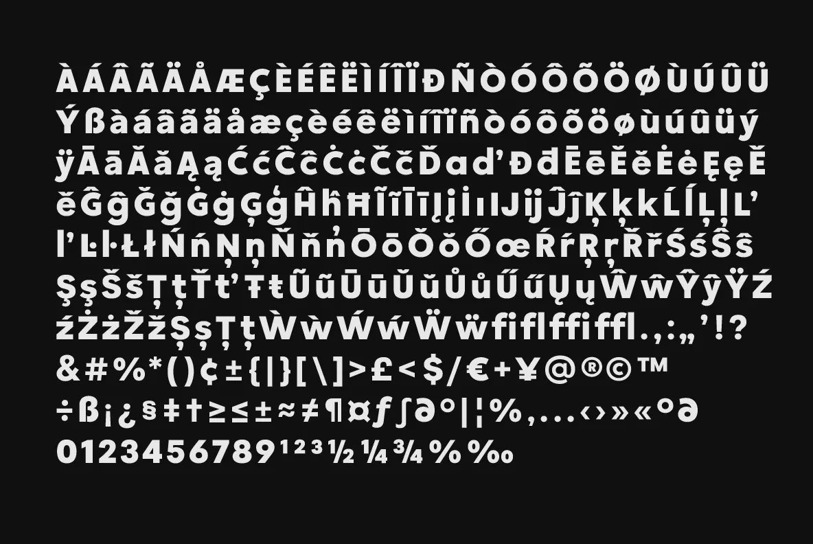 Nuventa - Humanist Sans Serif Font Family