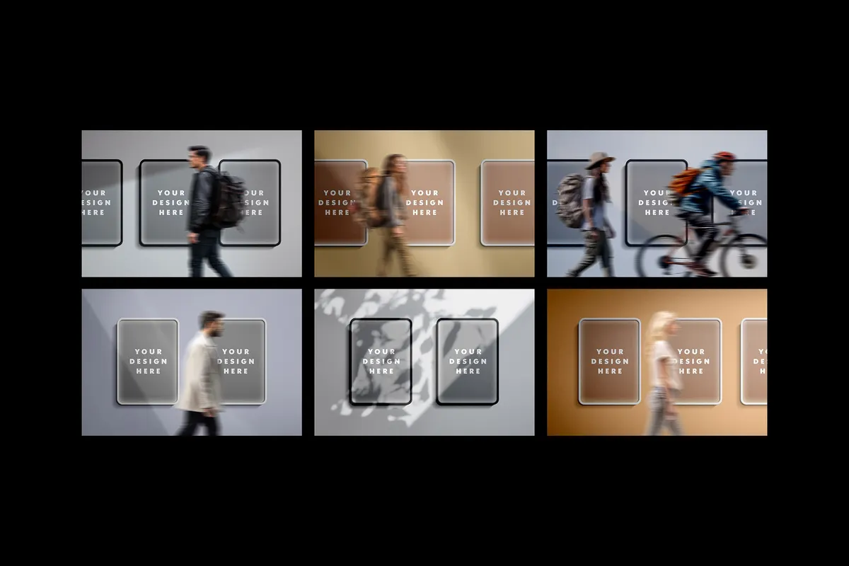 Lightbox Poster Mockup Set