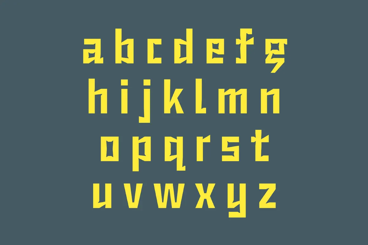 Pescante Block Font