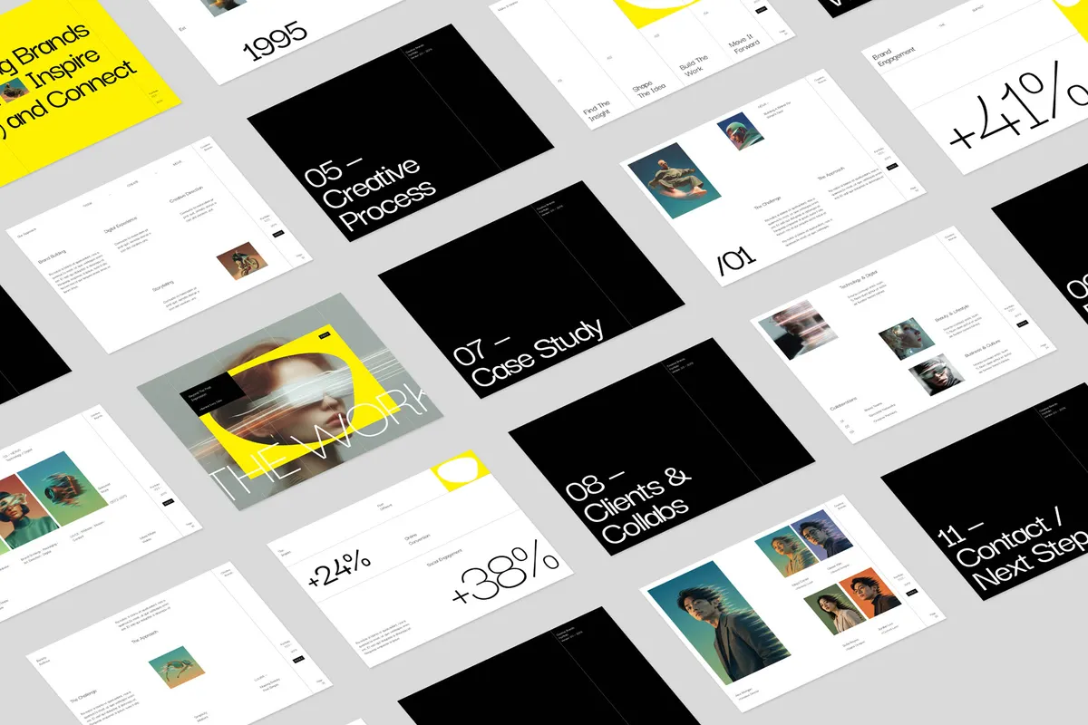Creative Agency Portfolio Template - Creax