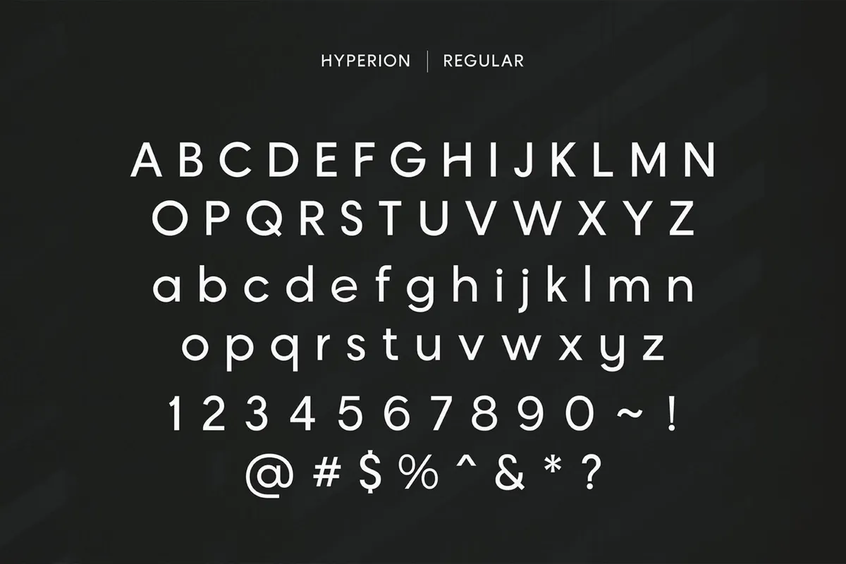 Hyperion - Sleek Modern Sans