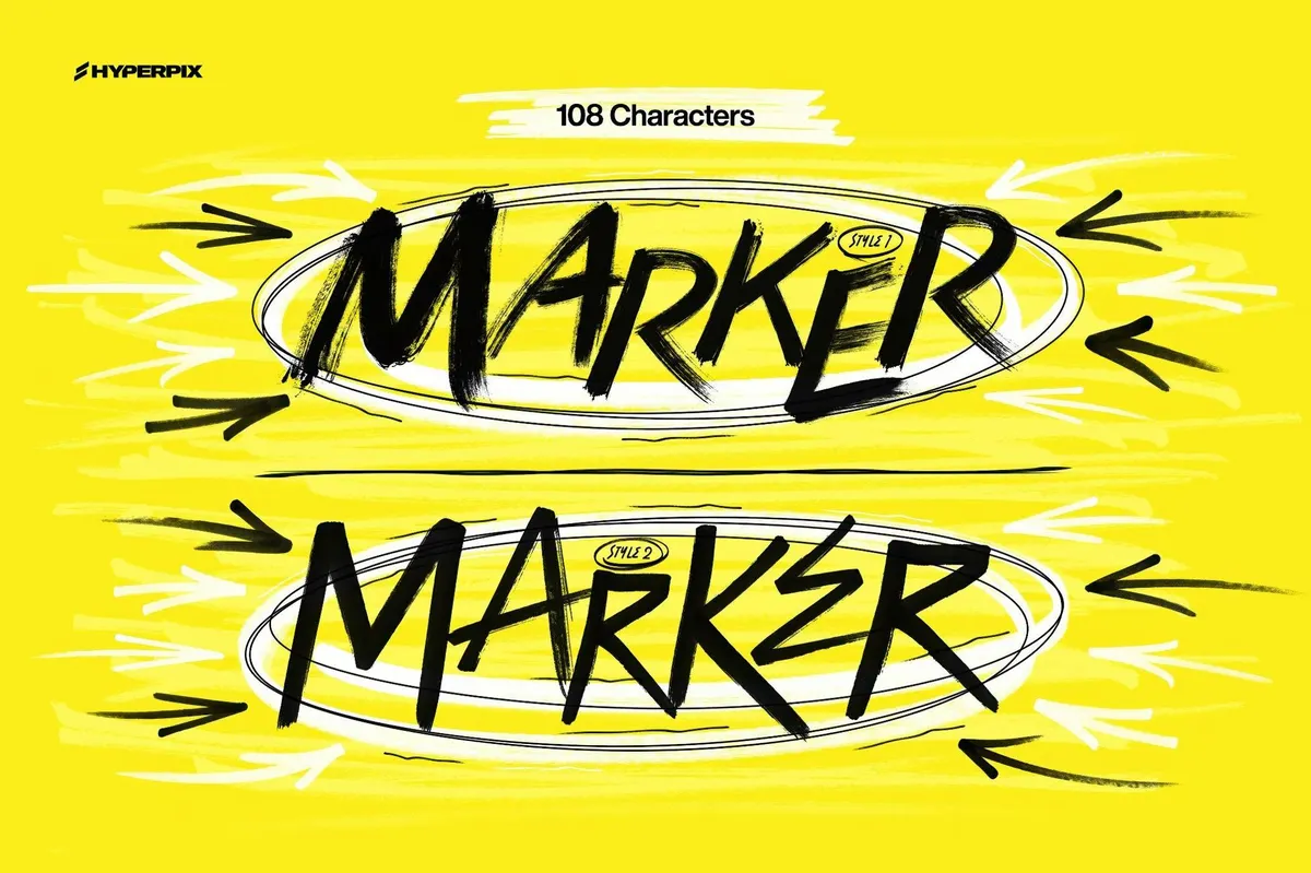 Hyper Marker — 1000+ Marker Elements