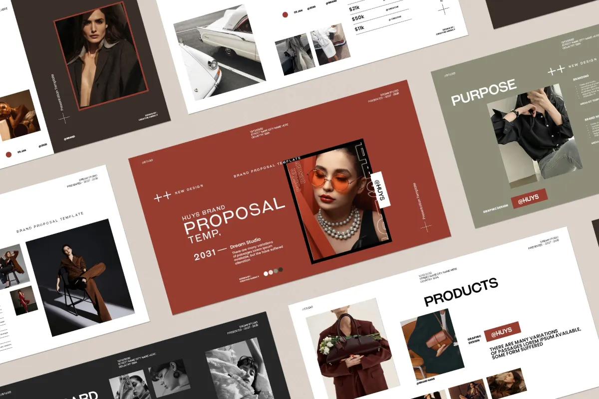 Huys | Brand Proposal Presentation Template
