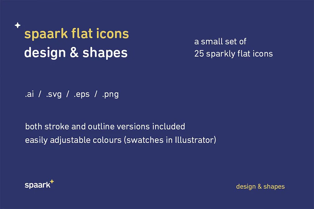 25 Design & Shapes Icons