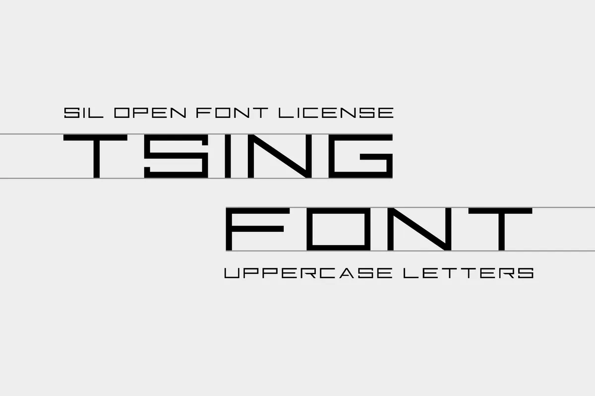 Tsing Space Font