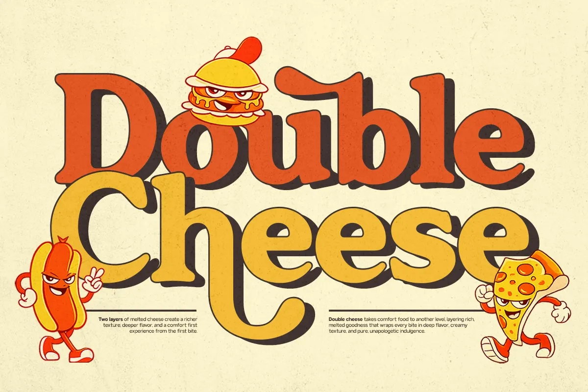 GC Sunday Railway - Groovy 70s Serif Font