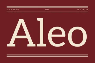 Aleo - Free Slab Font Family