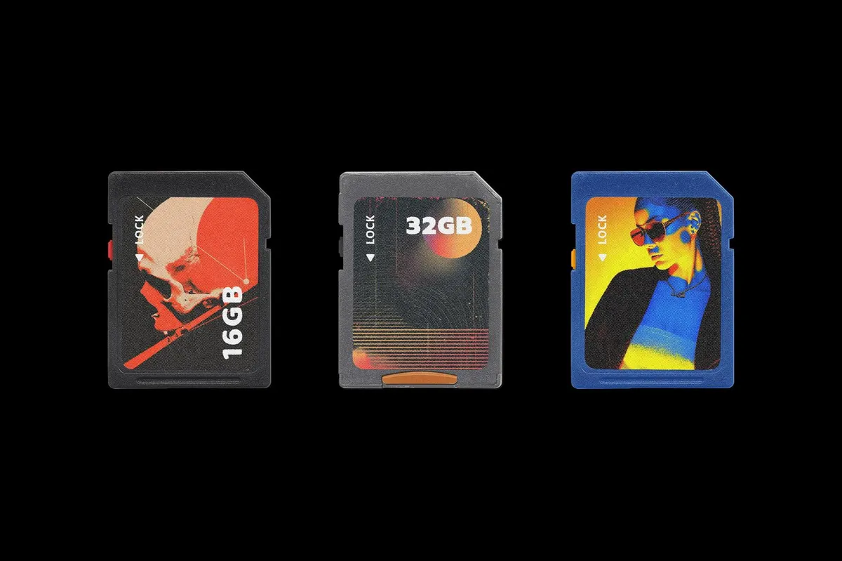 SD Card Mockup Pack