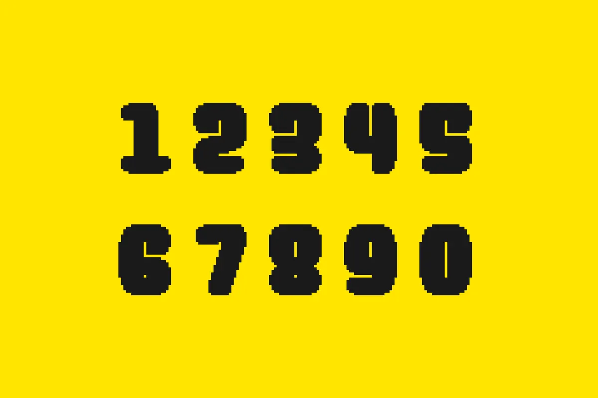 Hevuish - Retro Game Font Font