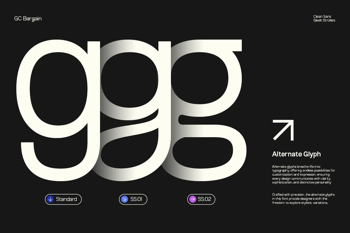 GC Bargain – Modern Sans Family