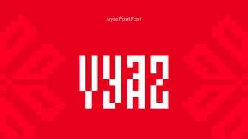 Vyaz Pixel Font