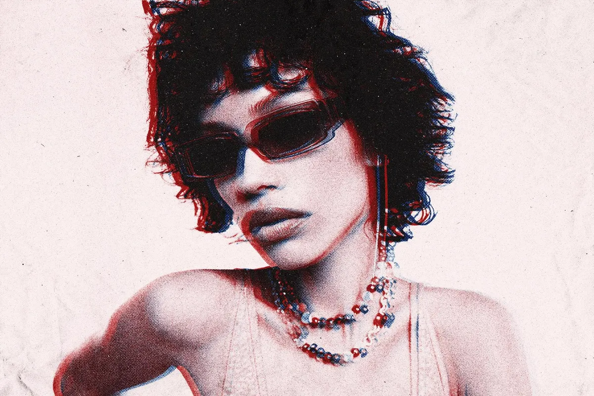 Overprint Photo Effect