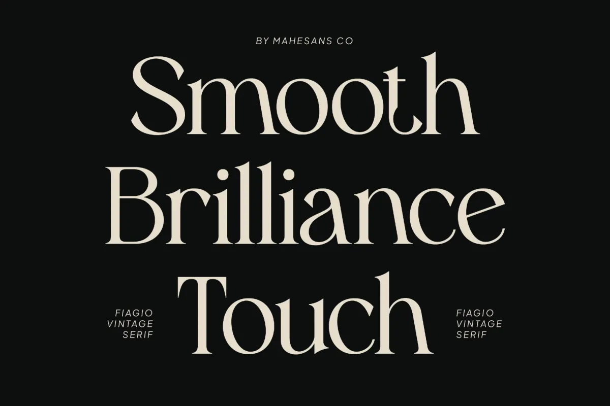 Fiagio – Elegant Vintage Serif Font