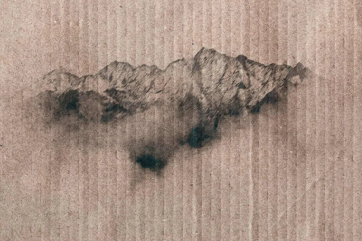 Grunge Cardboard Overlay Effect