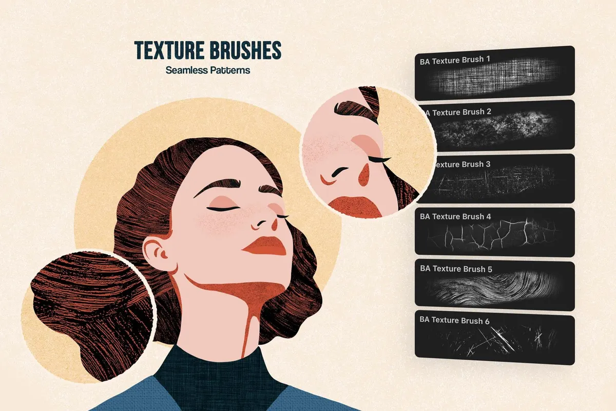 Texture Illustrator Brushes