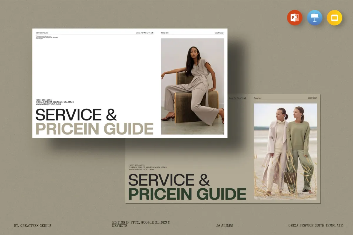 Orixa Service Guide Presentation Template
