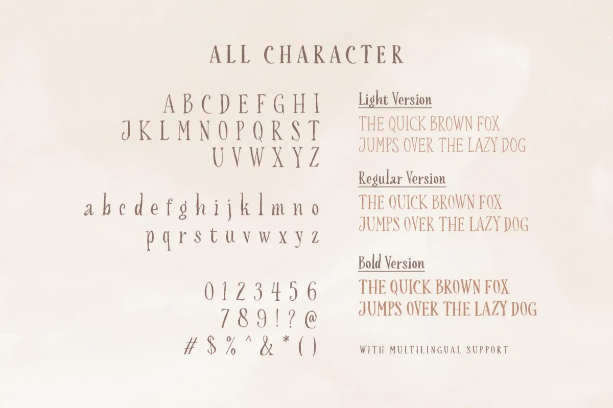 Manuscript — Hand-Lettered Serif
