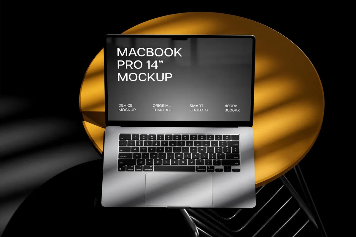 Macbook Pro 14" Mockups