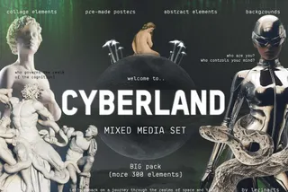 MIXED MEDIA SET: Welcome to Cyberland