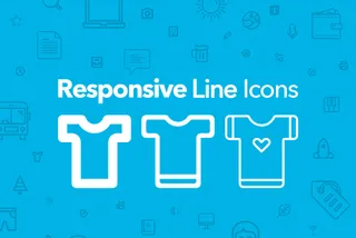100 Responsive Line Icons