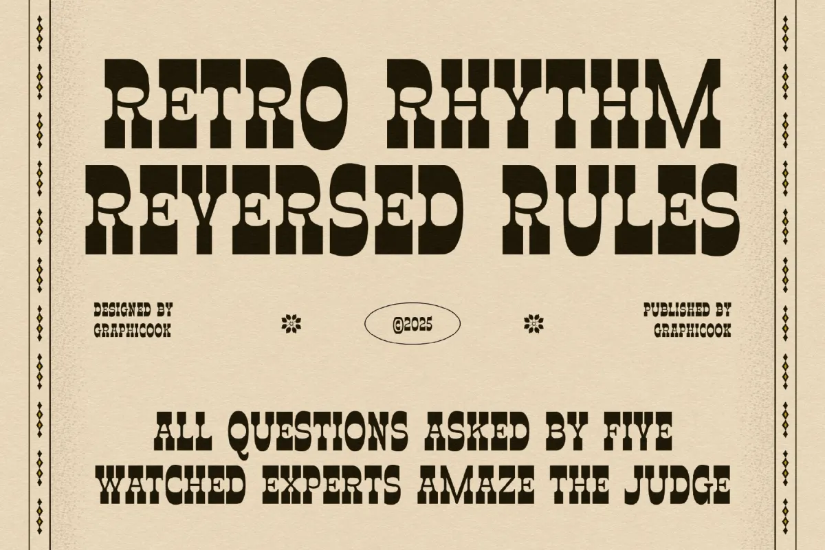 Florief - Reverse Contrast Serif Font