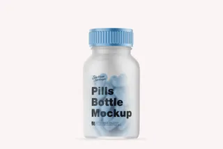 Pills Bottle Mockup