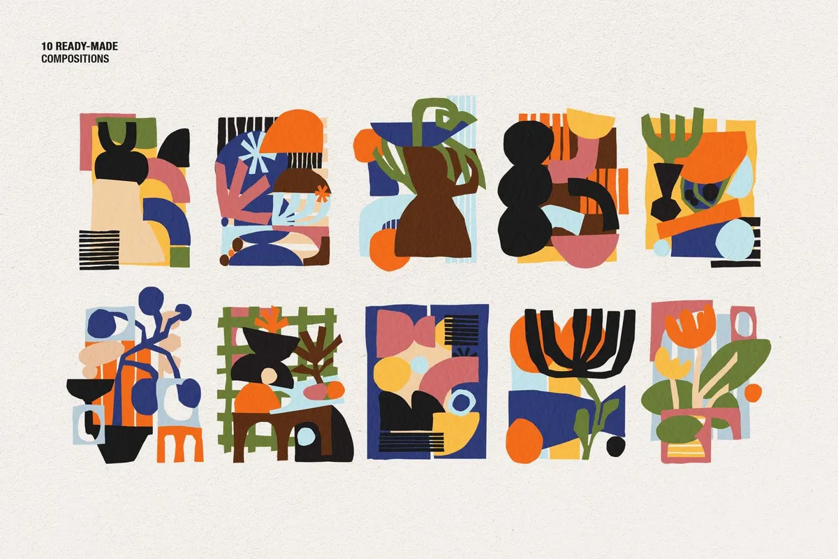 Paper Cut-Out Shapes Collection