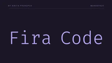 Fira Code - Monospace Font Family