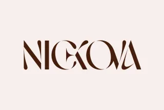 Nickova — Luxury Fashion Stencil Typeface