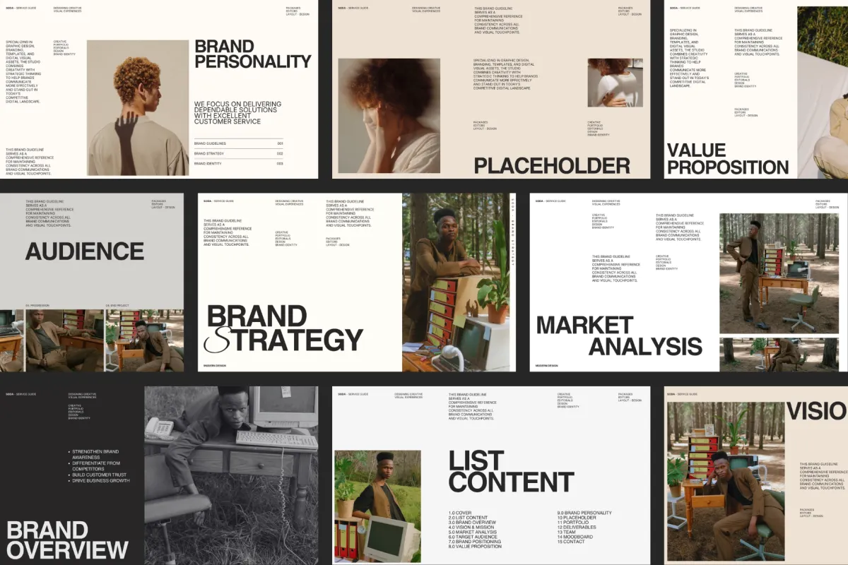 Soba - Brand Strategy Presentation Template Pack