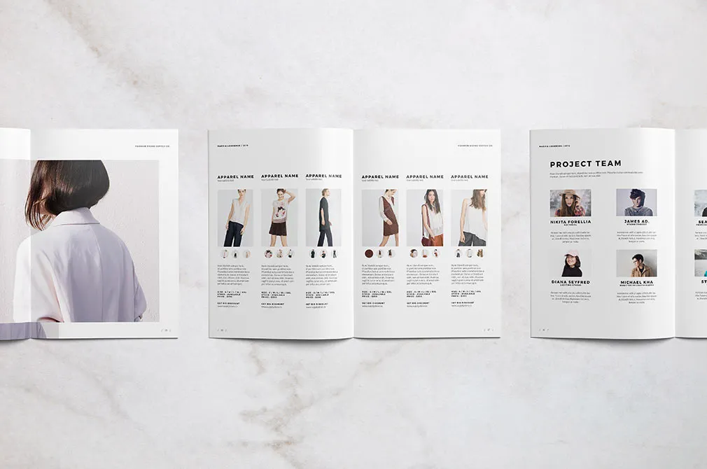 InDesign Lookbook Template