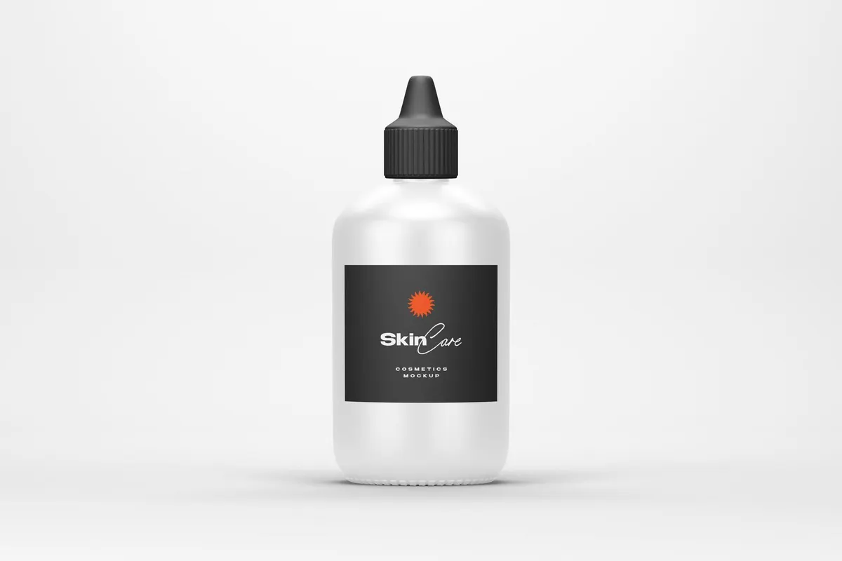 Skincare Bottle Cosmetic Mockup
