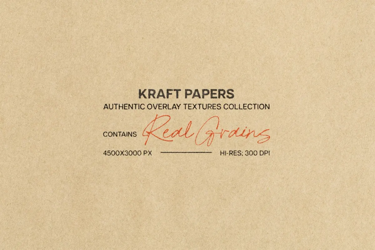Kraft Paper Textures Collection