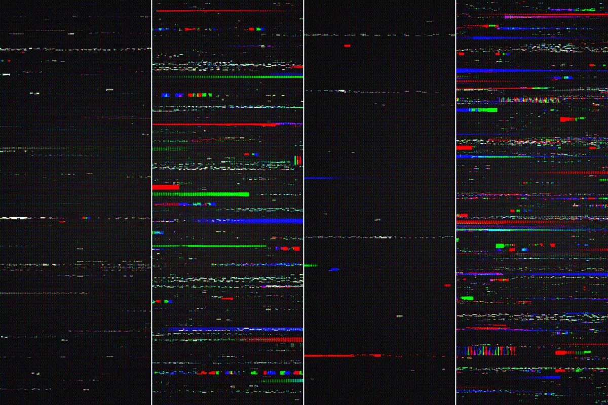 CRT Glitch Textures Collection