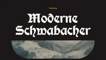 Modern Schwabacher Font Family