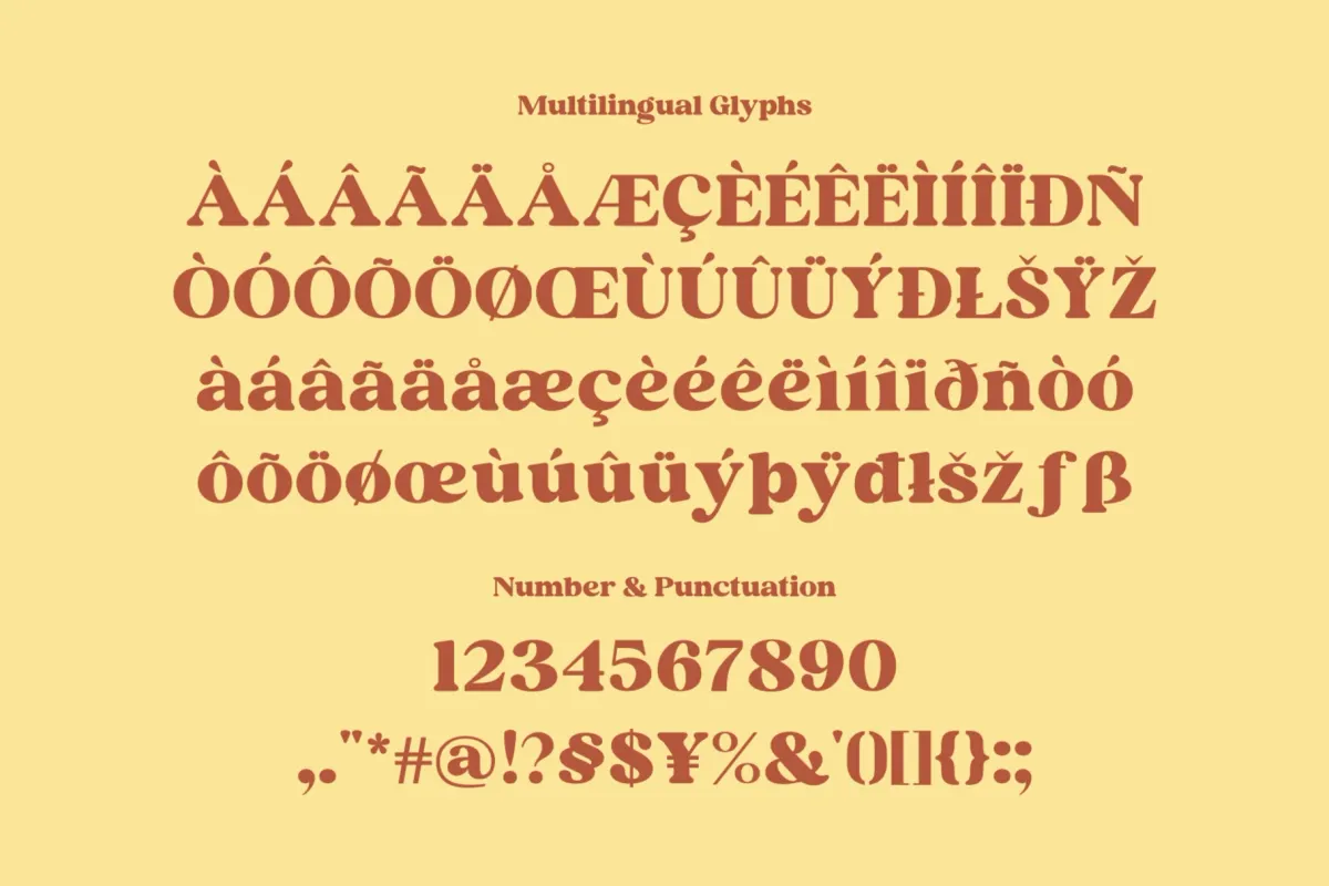 Bright Almond - Modern Retro Serif Font