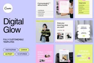 Digital Glow - Social Media Template