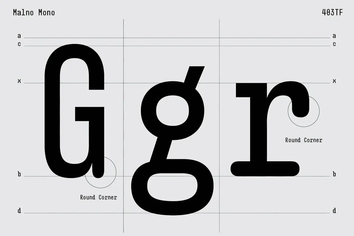403 Malno Mono — Sans Serif Font