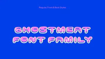 Ghostmeat Font Family