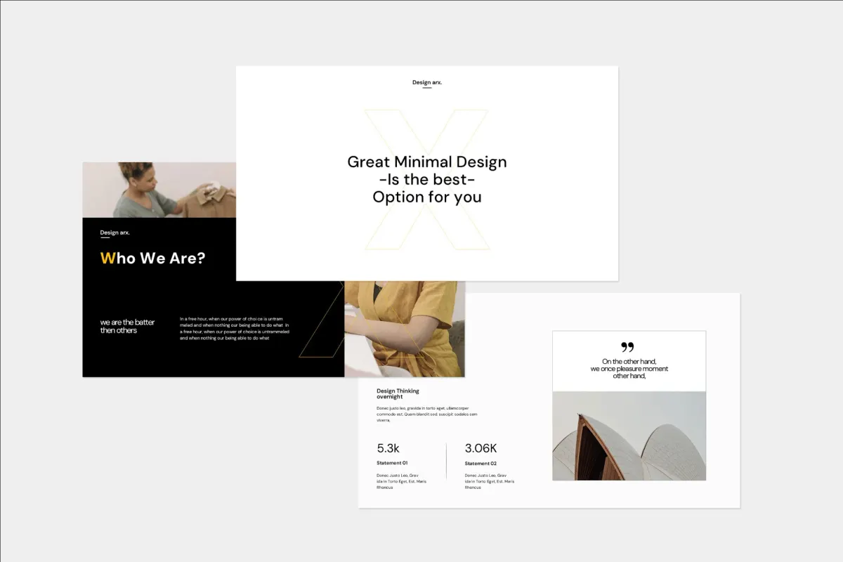 Studio Minimal Presentation Template